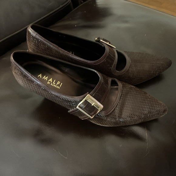 Amalfi by Rangoni ladies pumps brown. Made in Italy 8.5 Narrow. Very good cond - Picture 16 of 16